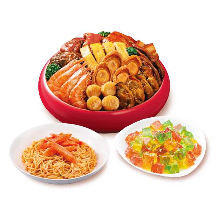 四菜盆セット✖️4セット 4至6人- 四喜鮑魚盆菜宴- 新春- 美心MX